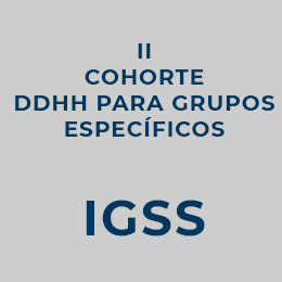 II COHORTE DERECHOS HUMANOS DE GRUPOS ESPECÍFICOS DIRIGIDO AL INSTITUTO DE SEGURIDAD SOCIAL IGSS  #2